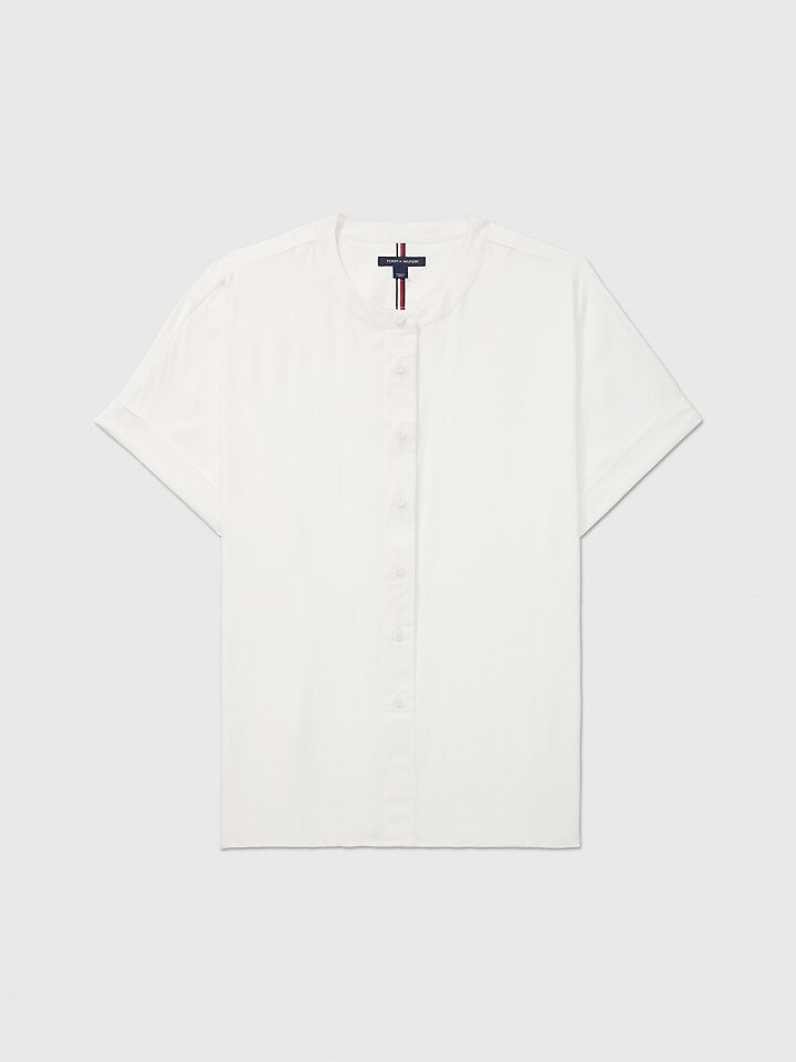 

Однотонная блузка с короткими рукавами Tommy Adaptive