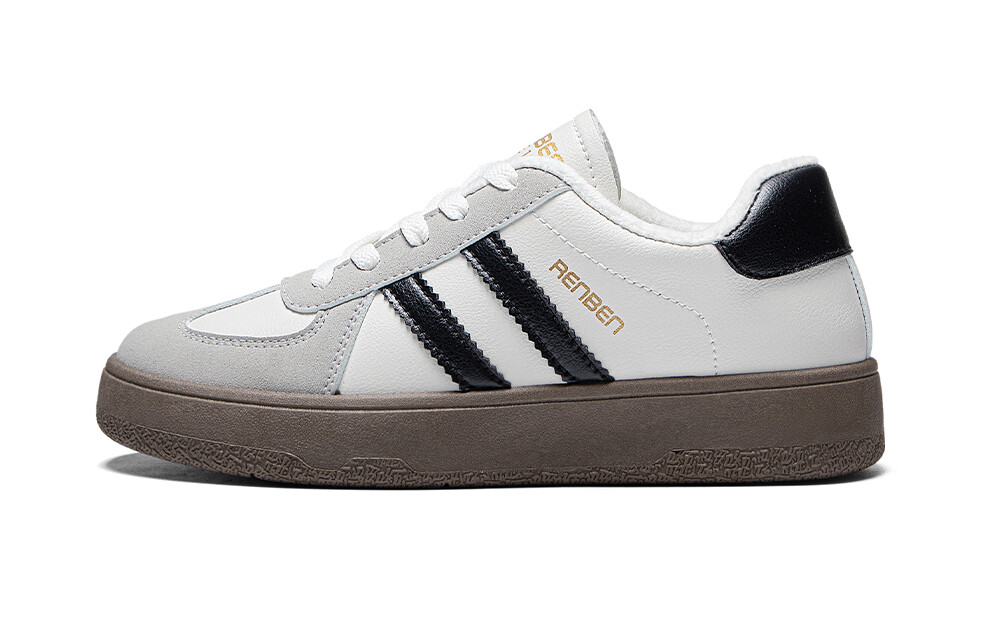 

Кроссовки RENBEN Skateboarding Shoes Unisex Low-top, бежевый
