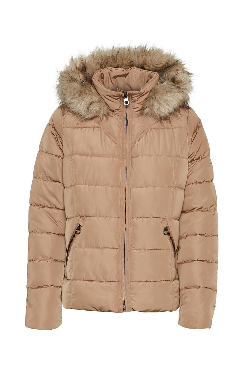 

Стеганая куртка-пуховик Vero Moda, коричневый