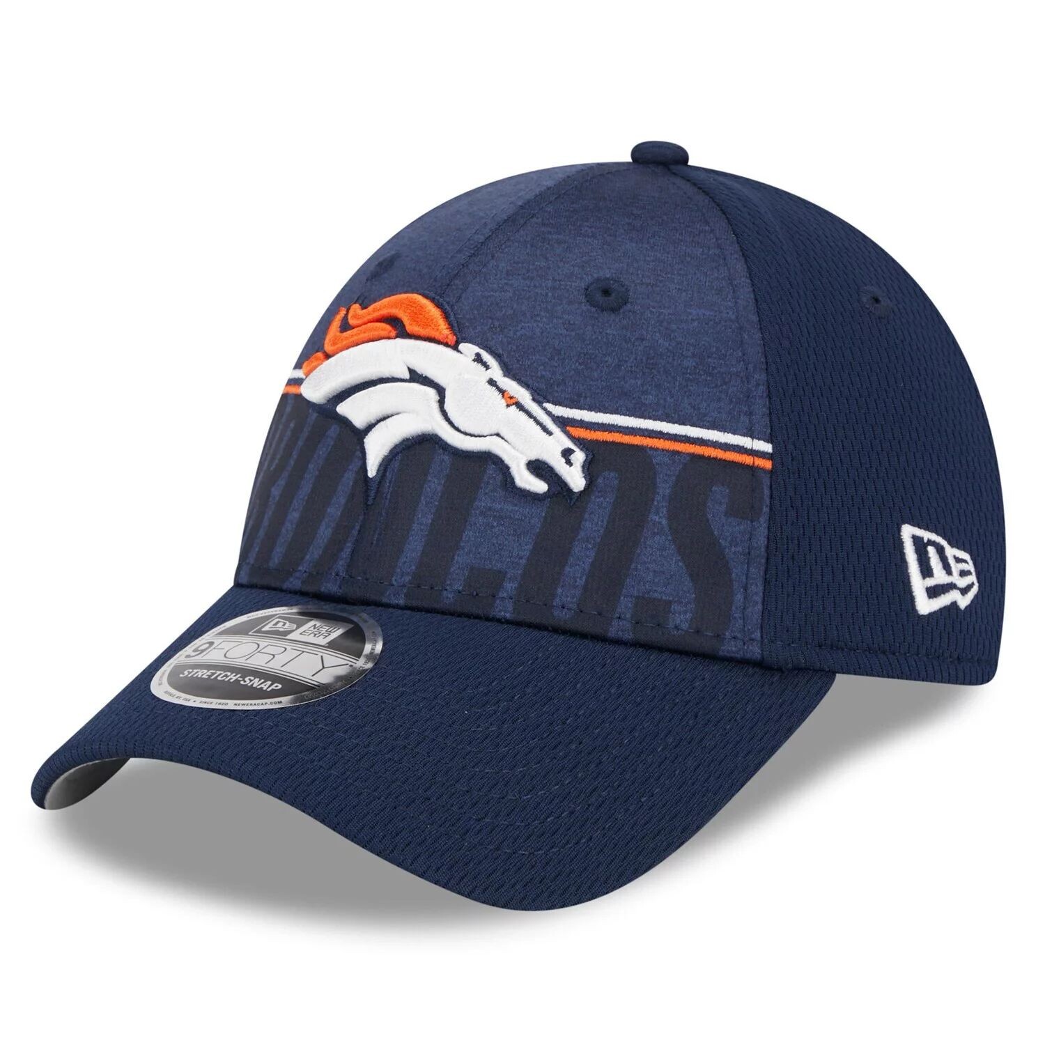 

Мужская регулируемая кепка New Era Navy Denver Broncos 2023 NFL Training Camp 9FORTY