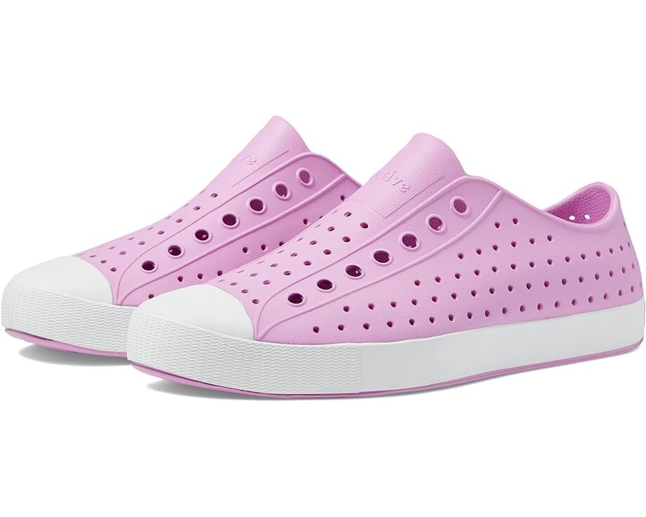 

Кроссовки Native Shoes Jefferson Slip-on Sneakers, цвет Winterberry Pink/Shell White