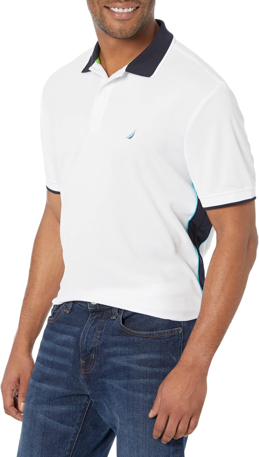 

Рубашка-поло Navtech Sustainably Crafted Classic Fit Polo Nautica, ярко-белый