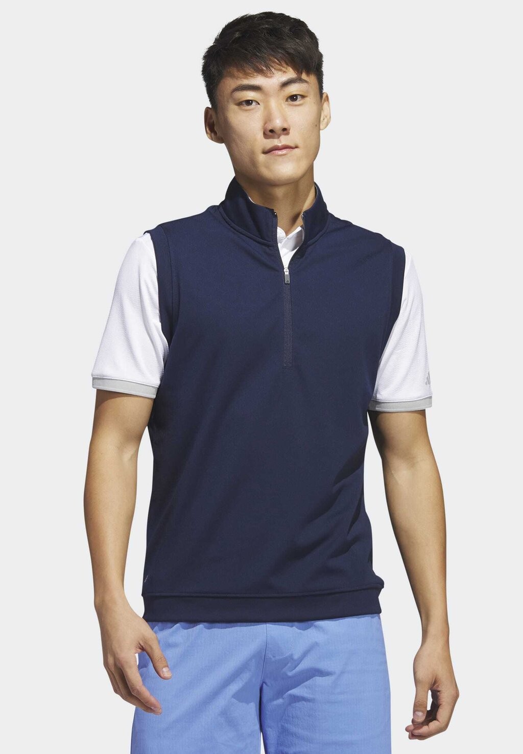 

Жилет adidas Golf AUTHENTIC 1 4-ZIP, темно-синий