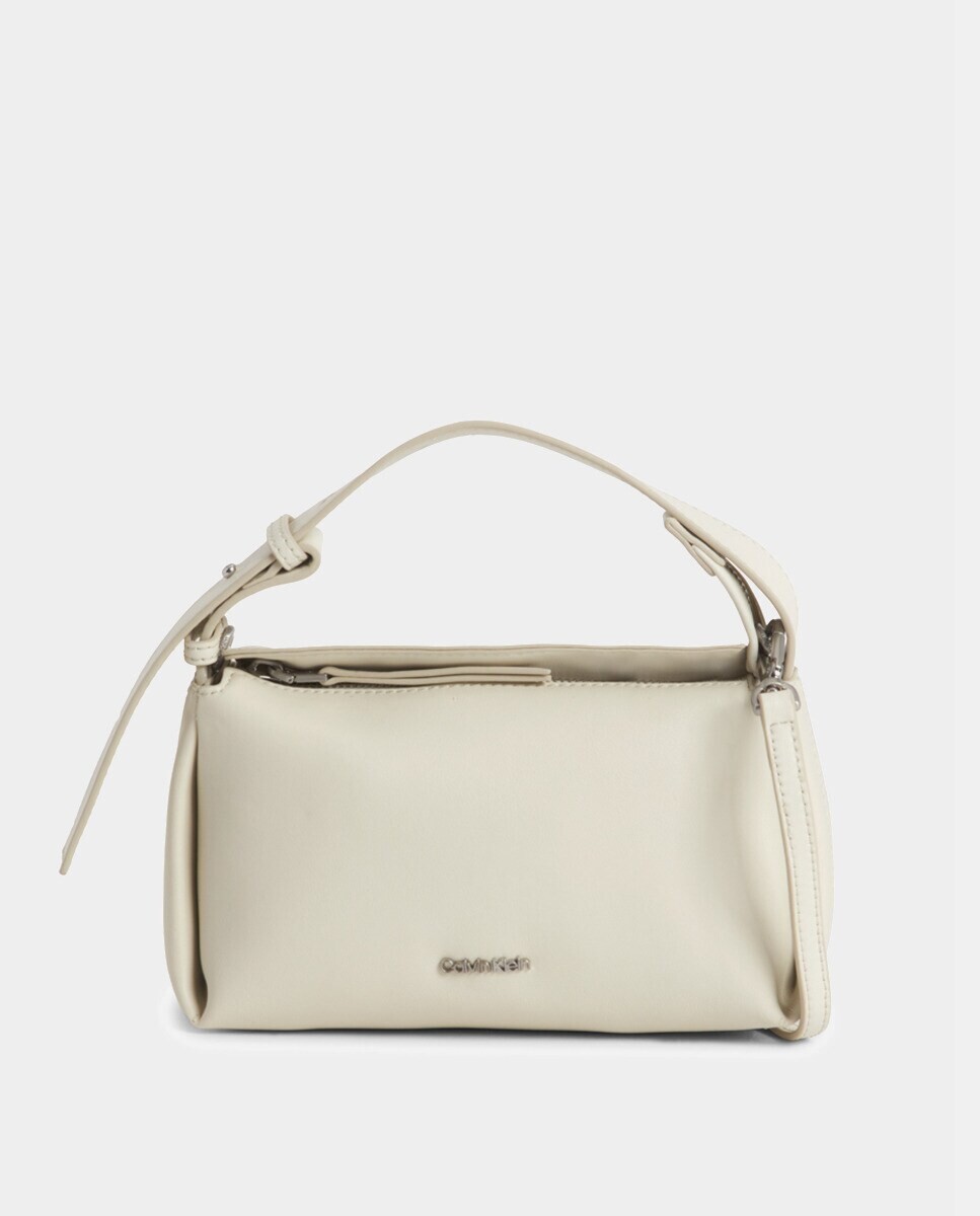 

Мини-серая сумочка на молнии Calvin Klein, серый