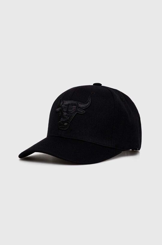 

Бейсболка CHICAGO BULLS из смесовой шерсти Mitchell&Ness, черный