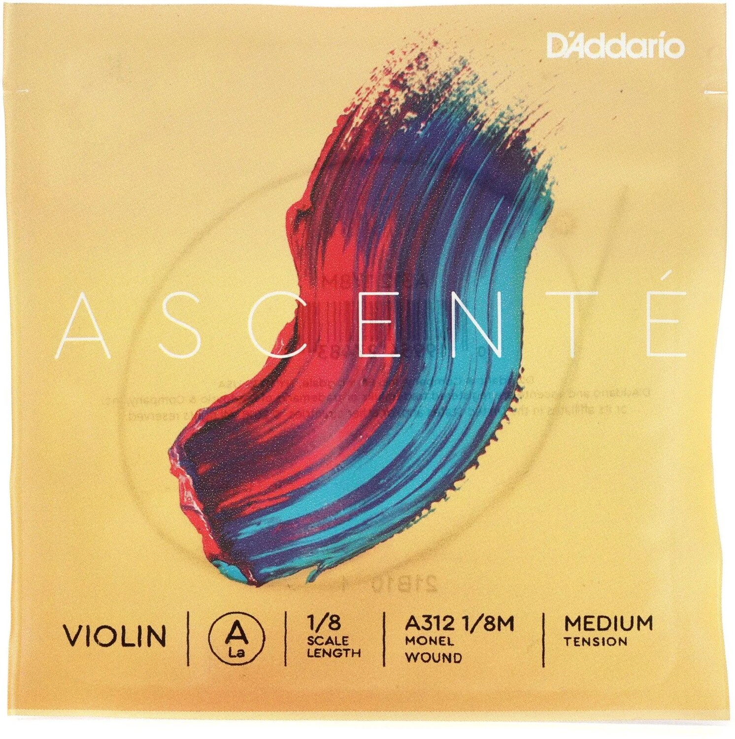 

D'Addario A312 Ascente Скрипка A Струна - размер 1/8, среднее натяжение