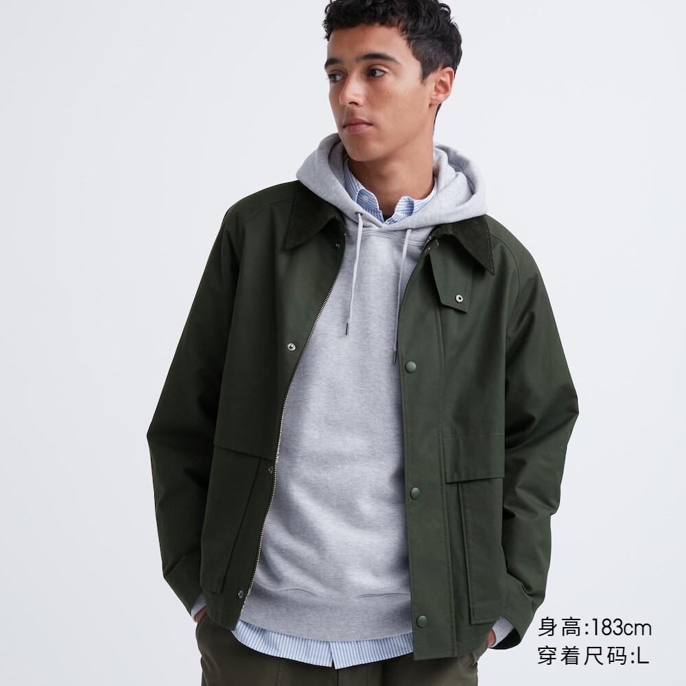 

Мужская одежда Uniqlo/Женская одежда/Повседневная короткая куртка для пар (свободная куртка в британском стиле)