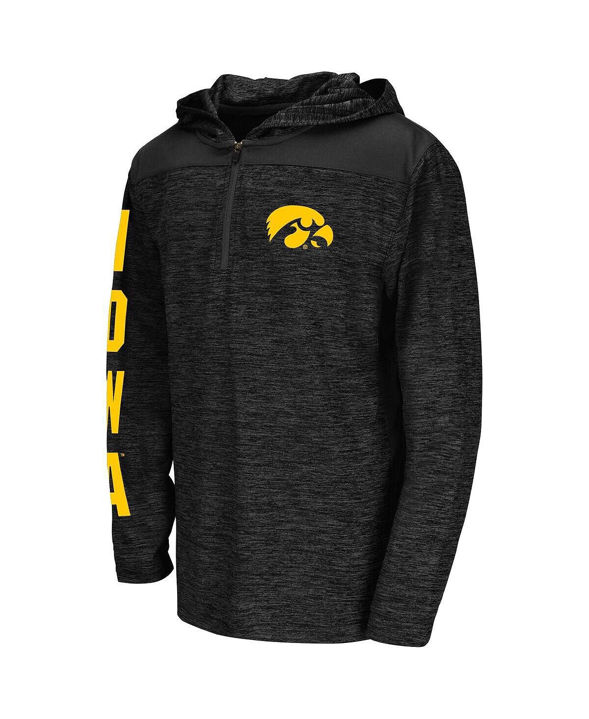 

Черная худи с застежкой-молнией Big Boys Iowa Hawkeyes Quick Kick Colosseum