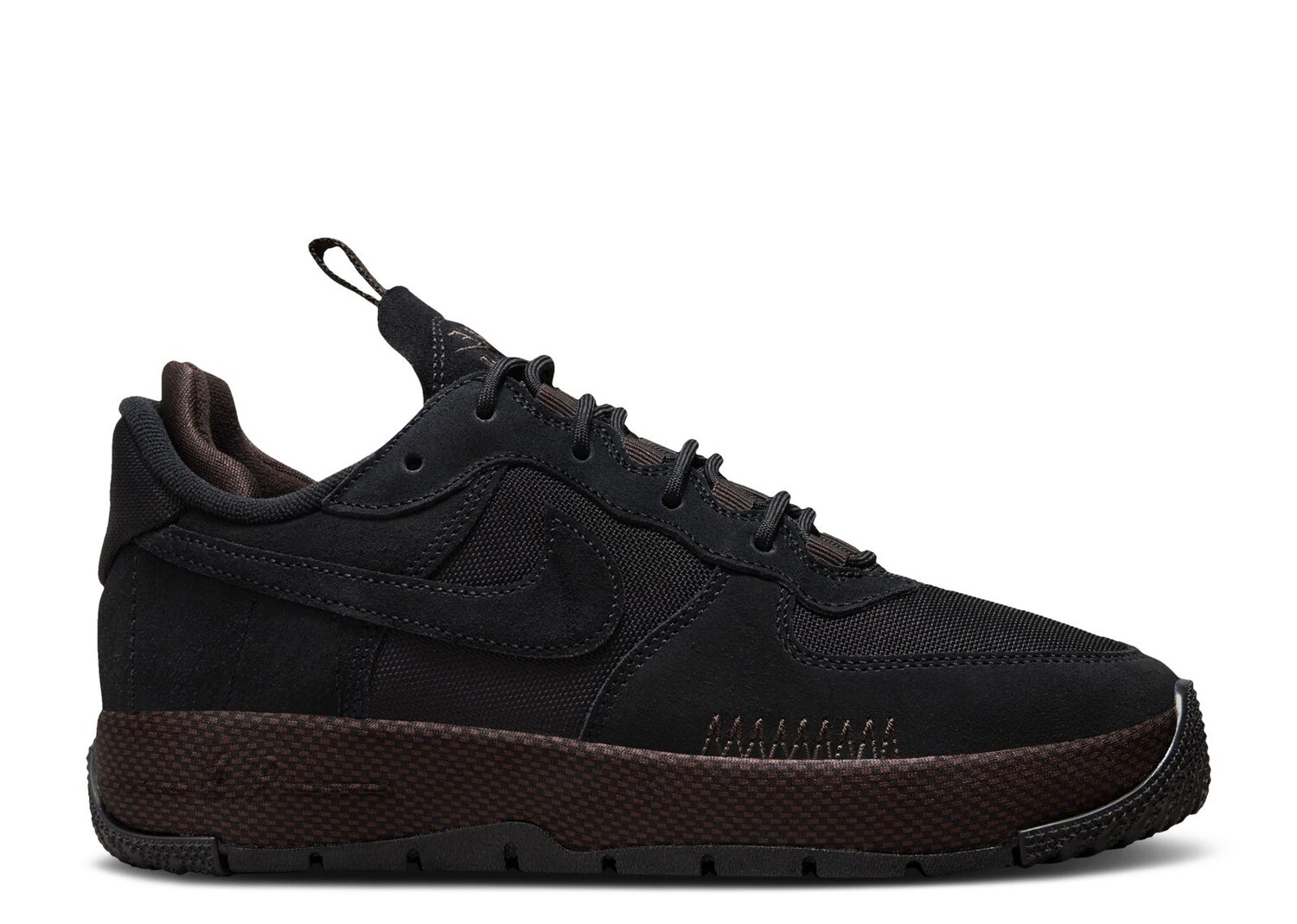 

Кроссовки Nike Wmns Air Force 1 Wild 'Black Velvet Brown', черный