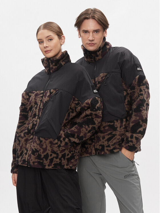 

Флисовая куртка стандартного кроя Jack Wolfskin, коричневый
