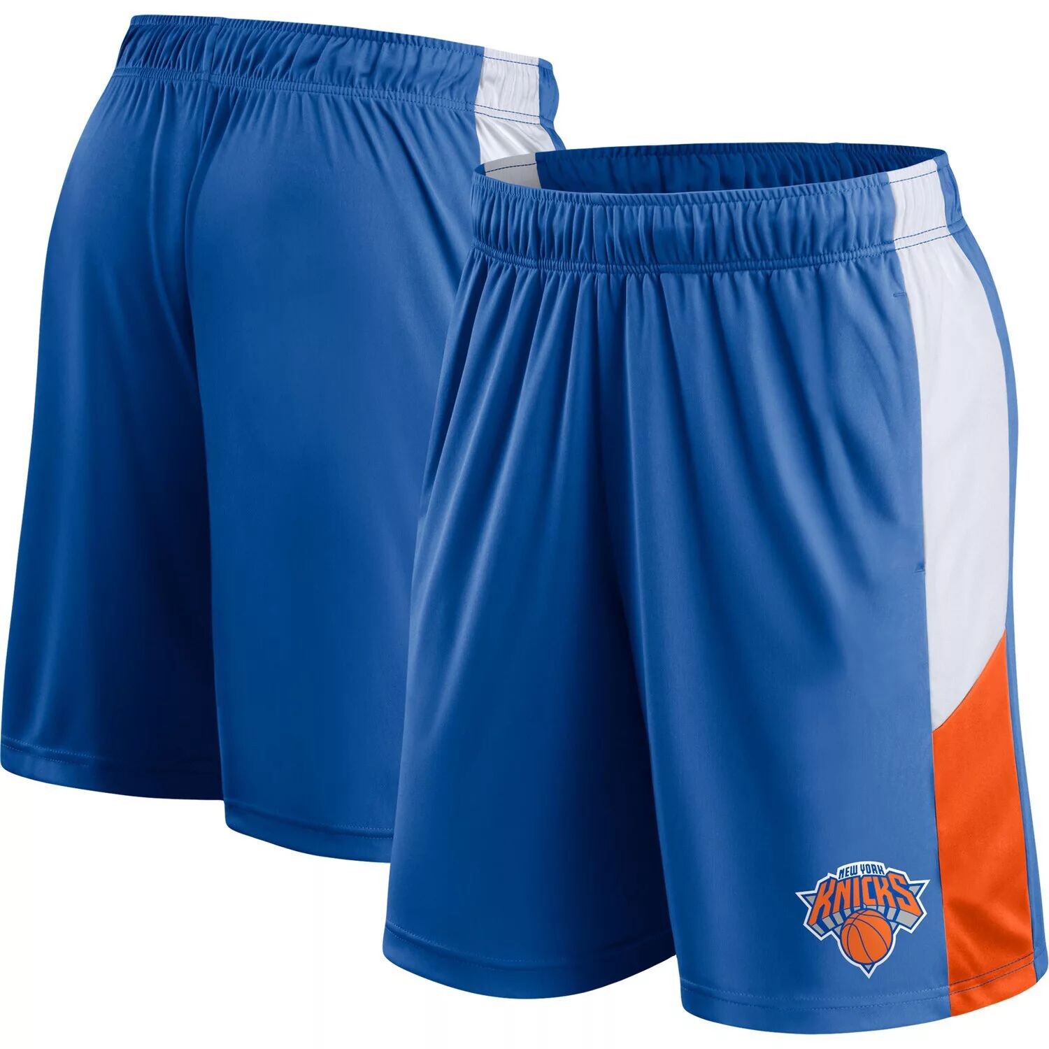 

Мужские спортивные шорты с цветными блоками Fanatics New York Knicks Champion Rush синего цвета