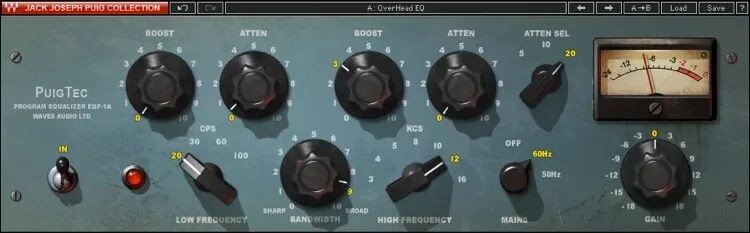 

Плагин Waves PuigTec EQs