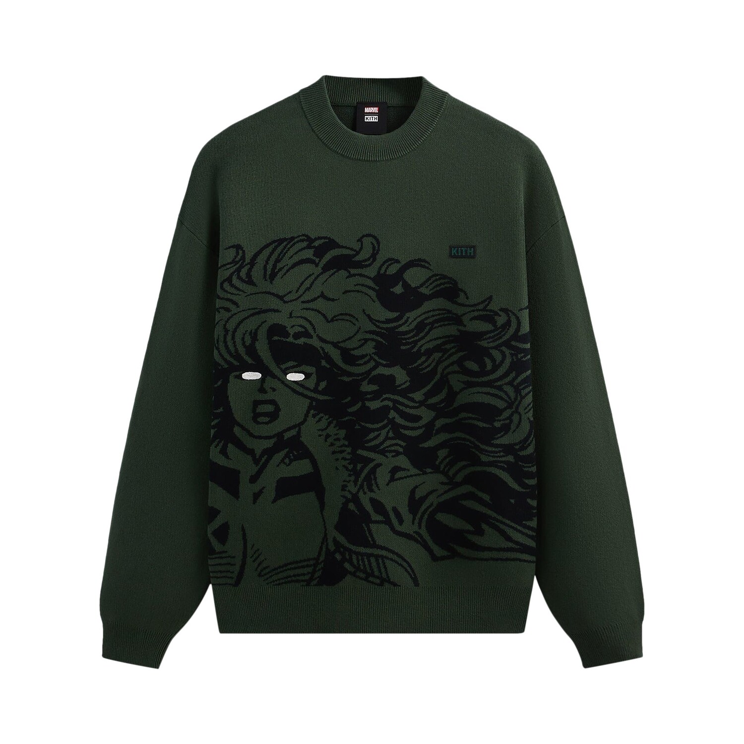

Kith For X-Men Rogue Crewneck Хвойный