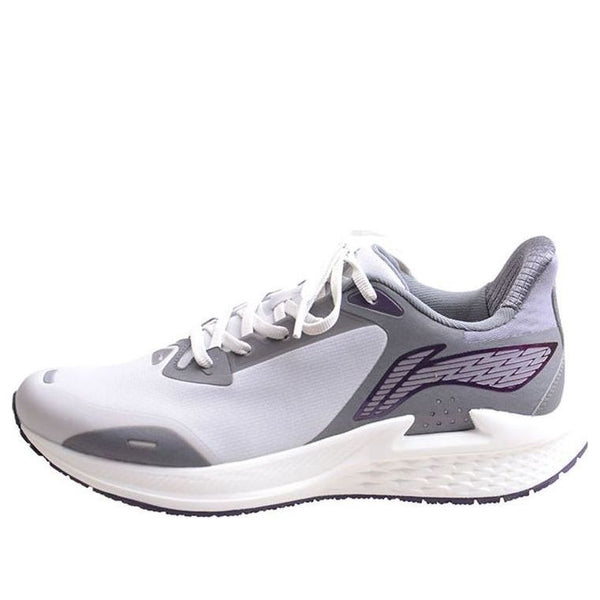 Кроссовки Li-Ning Running 'Grey White Purple', серый
