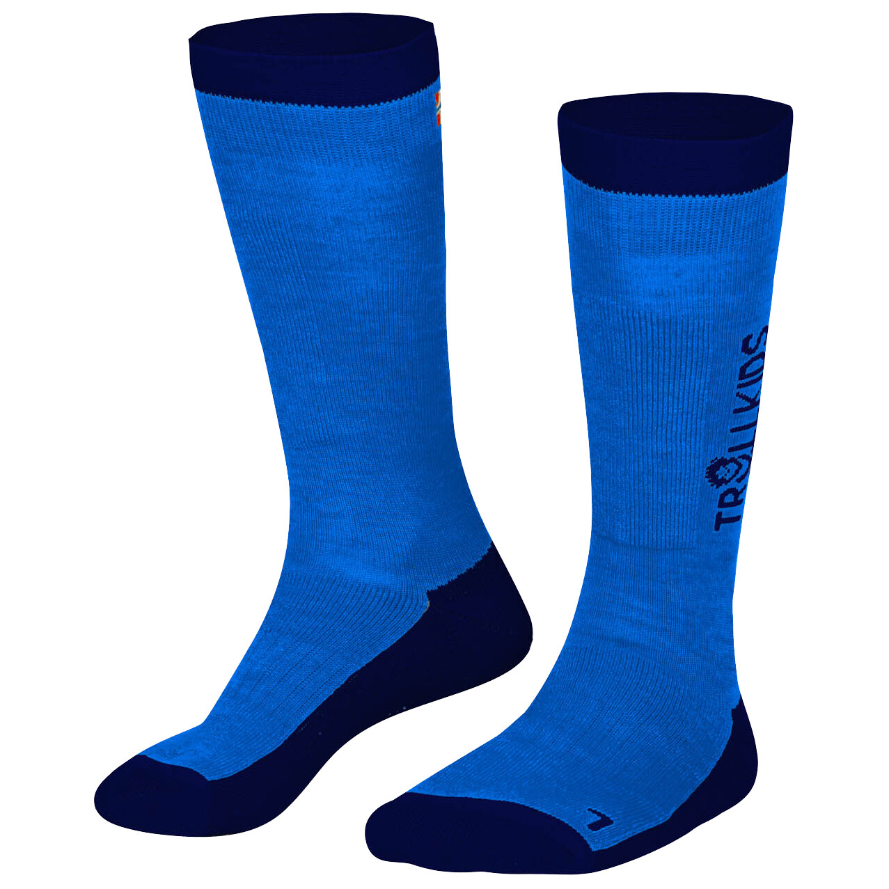 

Лыжные носки Trollkids Ski Socks, цвет Medium Blue/Navy