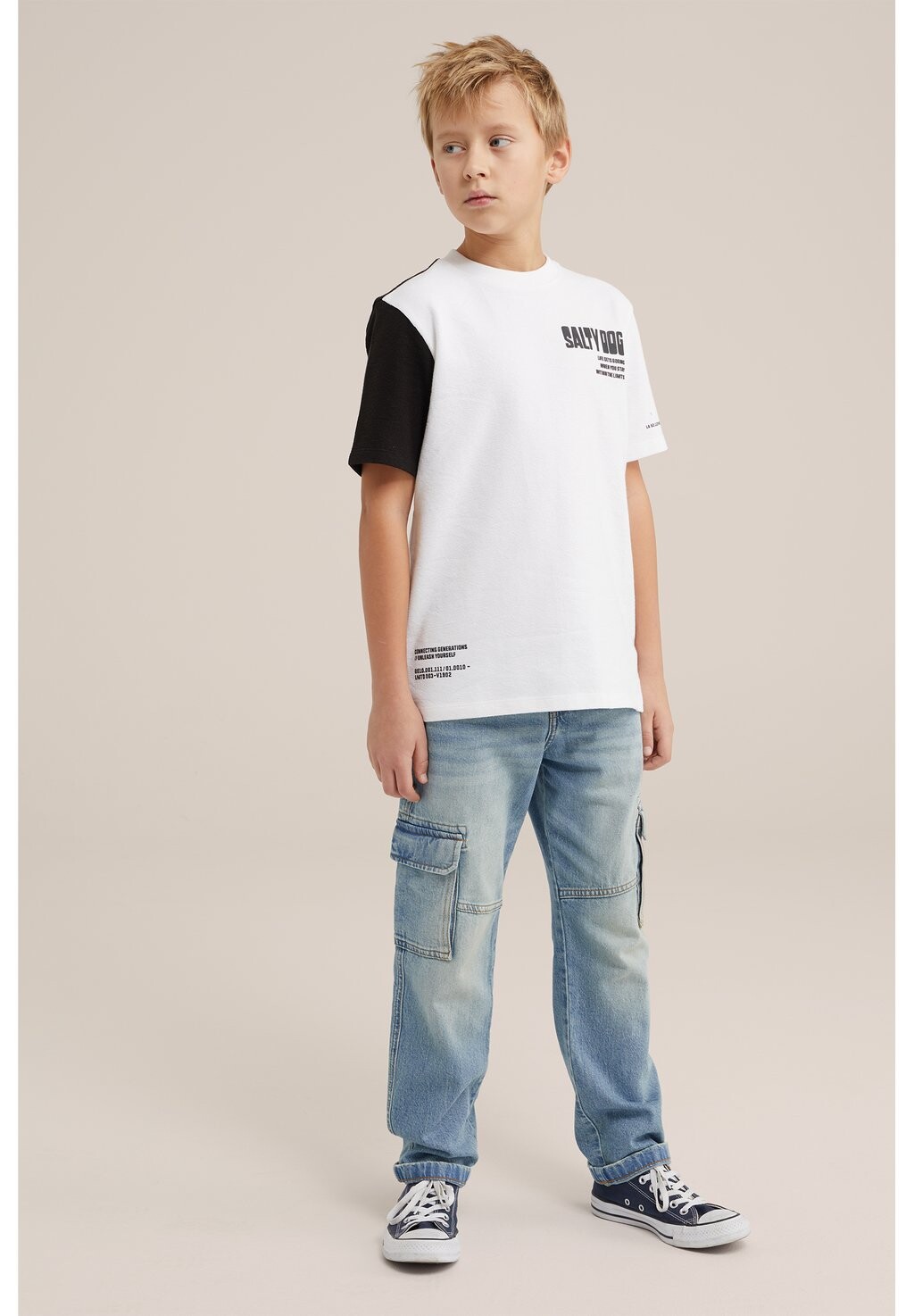 

Футболка с принтом SALTY DOG WE Fashion, цвет white