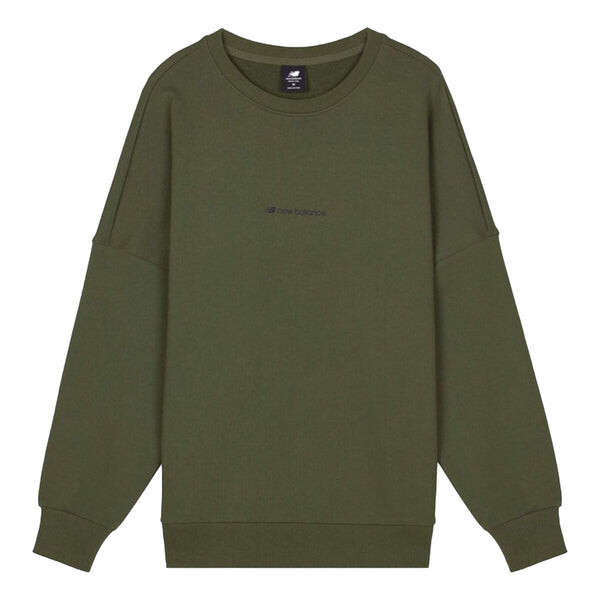 

Толстовка New Balance Long Sleeve Heathertech Tee Men's Army Green, зеленый