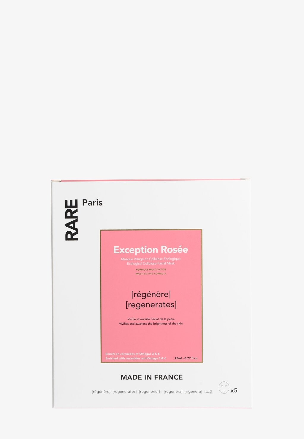 

Набор для ухода за кожей Exception Rosee Mask Box Rare Paris, розовый