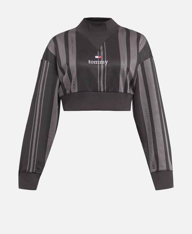 

Укороченная толстовка Tommy Hilfiger, черный