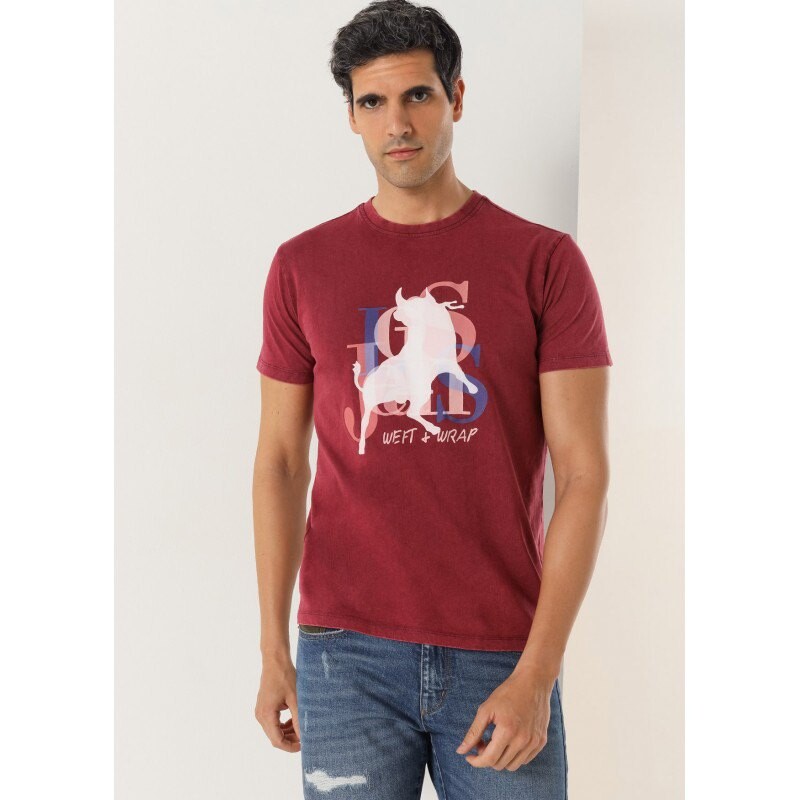 

Футболка Lois Jeans 135813-15747-3370-449, красный