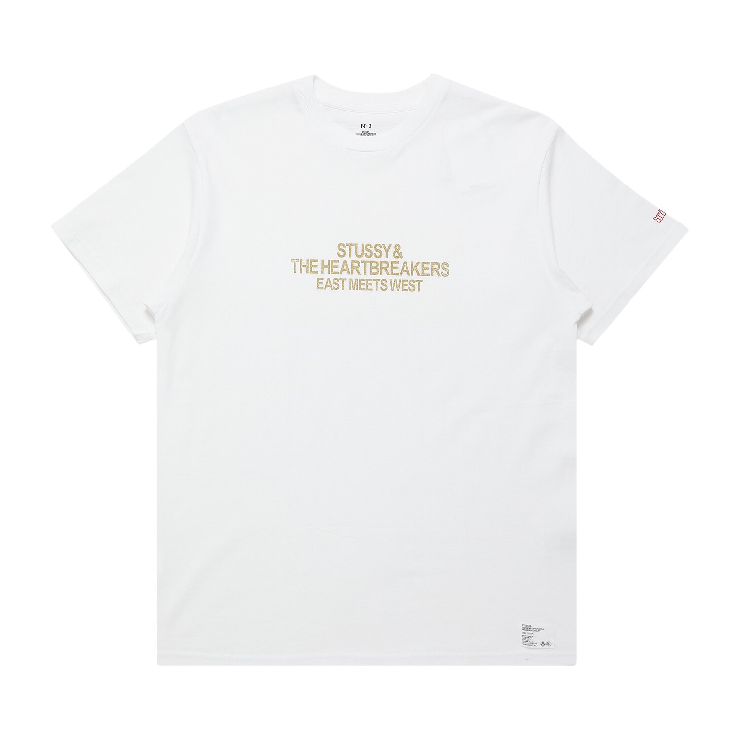 

Футболка Stussy x The Heartbreakers Белый/Золотой
