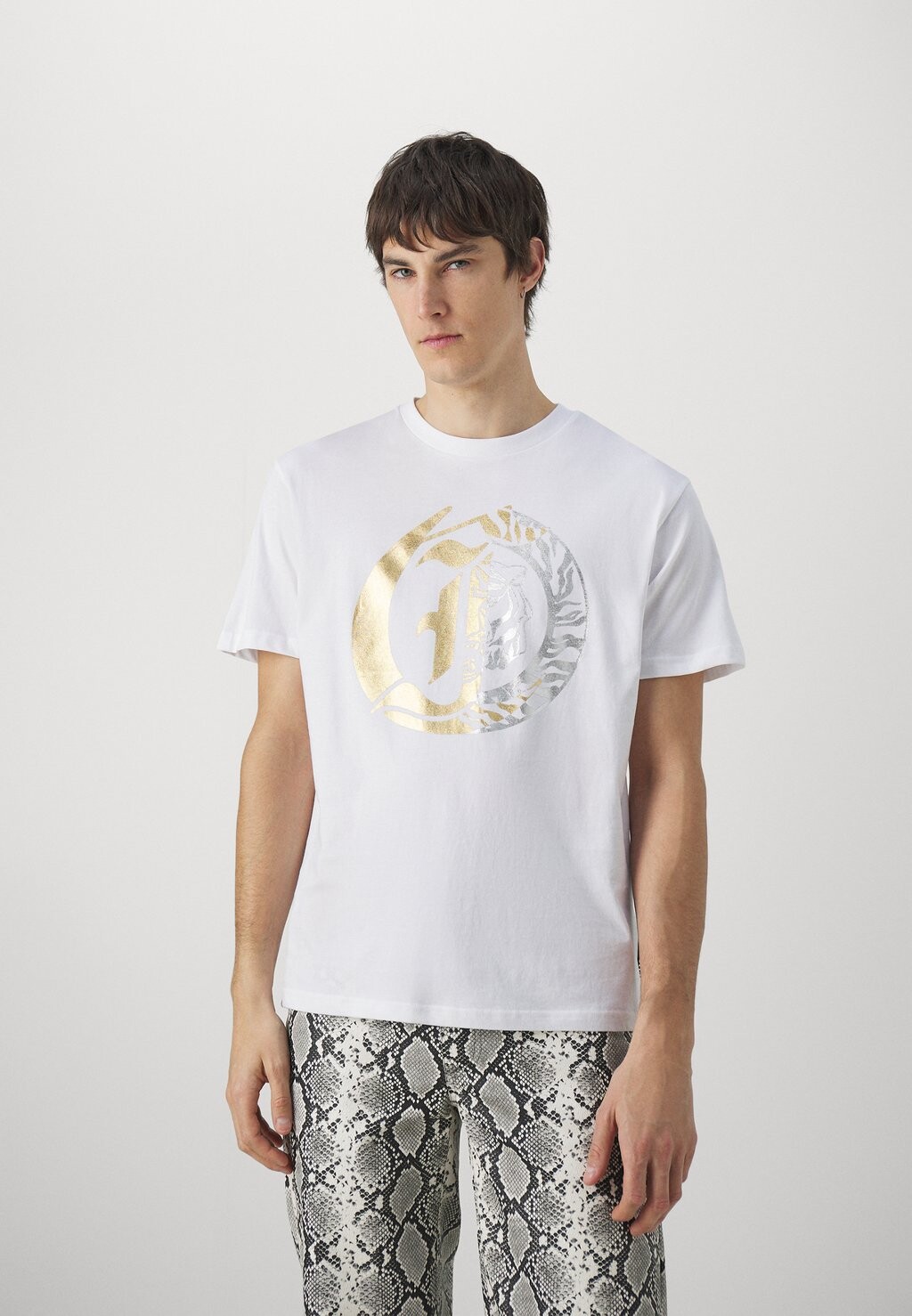 

Футболка с принтом Tiger Mix Just Cavalli, белый