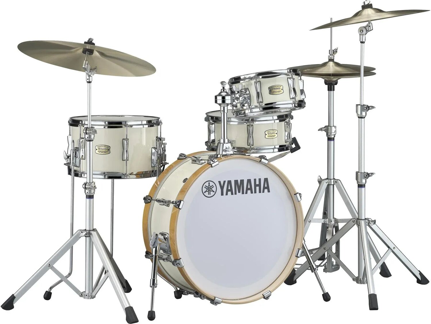 

Набор из 4 предметов Yamaha Stage Custom Hip — классический белый