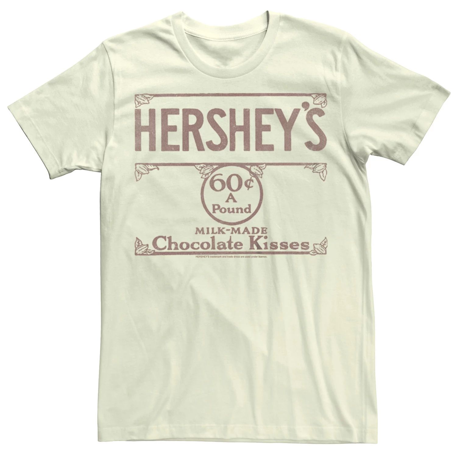 Мужская футболка Hershey's Kisses с винтажным рисунком и рисунком Licensed Character