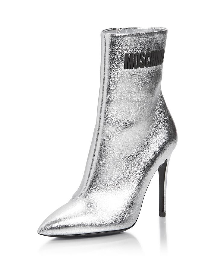 

Женские ботильоны с острым носком Moschino