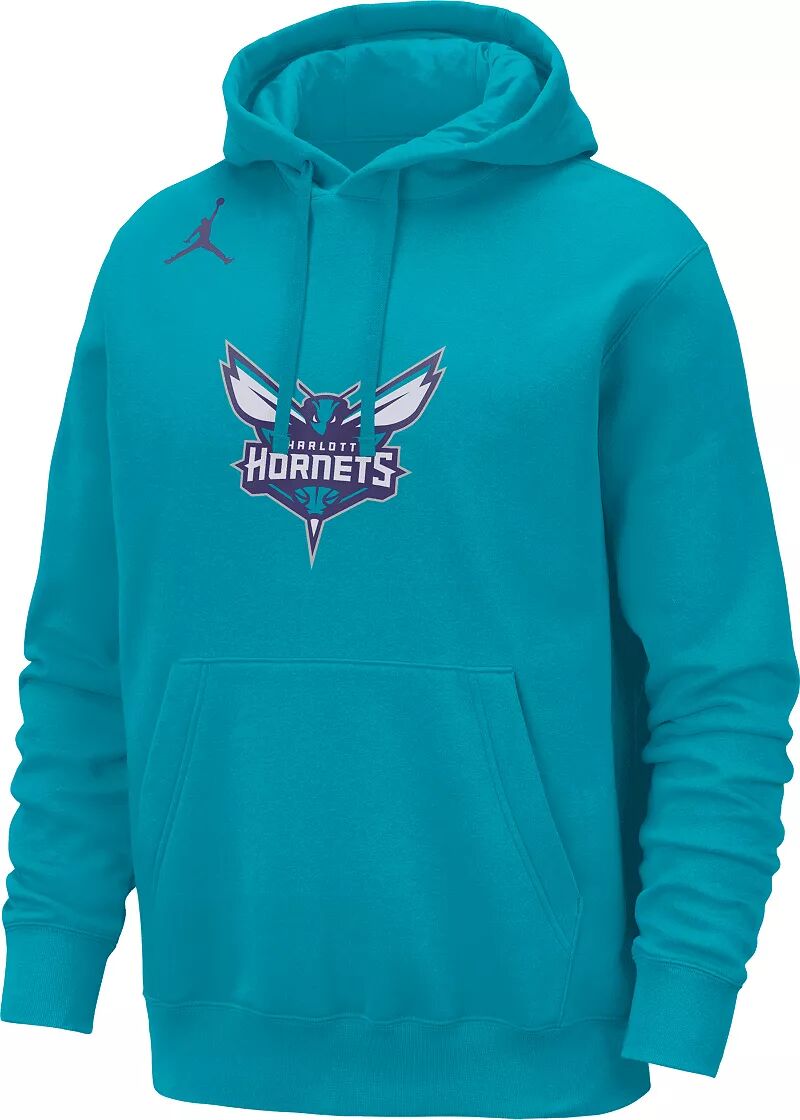 

Мужская худи с логотипом Nike Charlotte Hornets темно-синего цвета