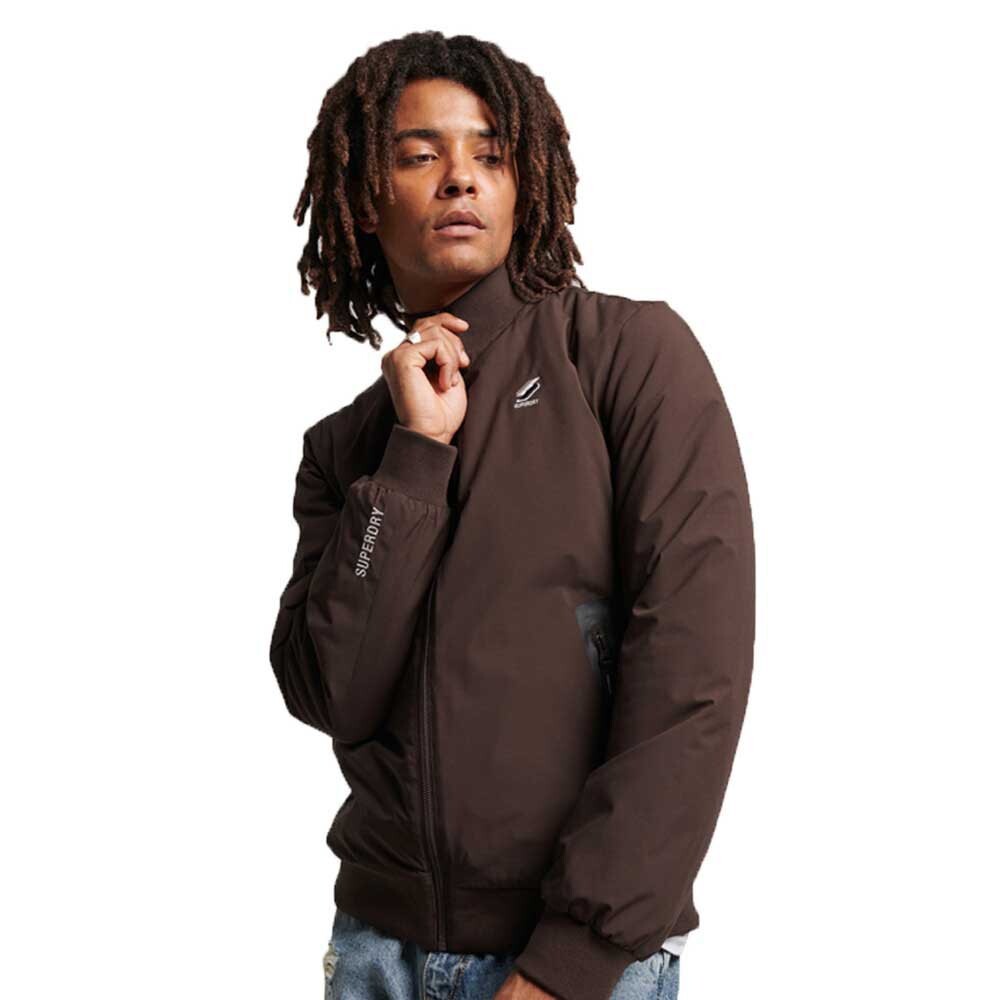 

Куртка Superdry Code Training Harrington, коричневый