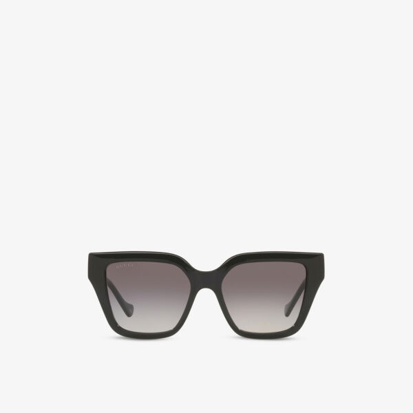 

Солнцезащитные очки gg1023s в квадратной оправе из ацетата ацетата Gucci, черный