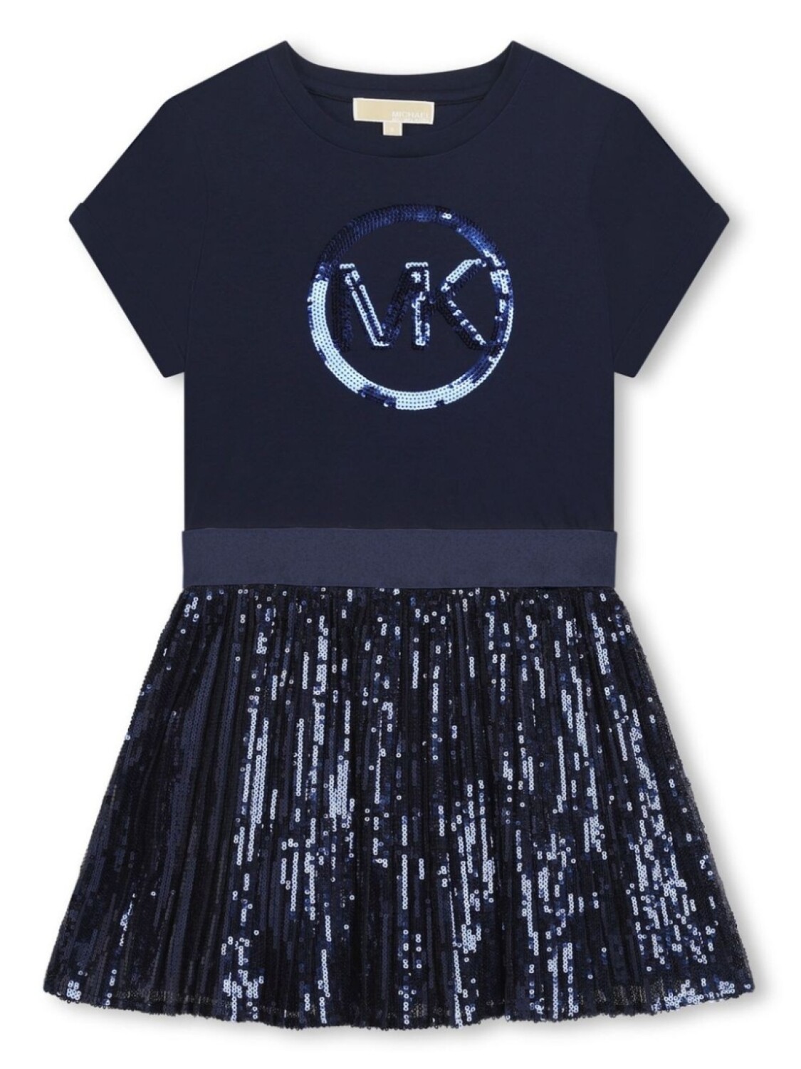 

Michael Kors Kids расклешенное платье с пайетками, синий