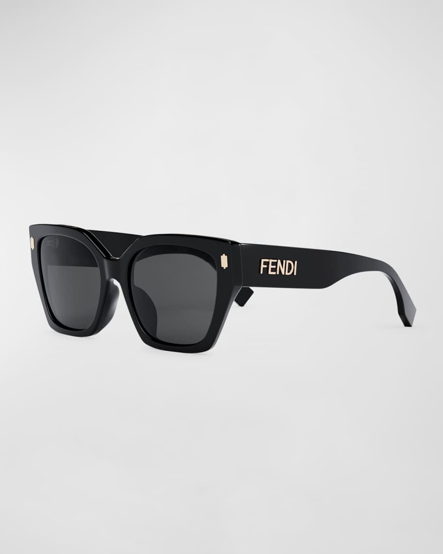 

Квадратные солнцезащитные очки из ацетата с логотипом Fendi