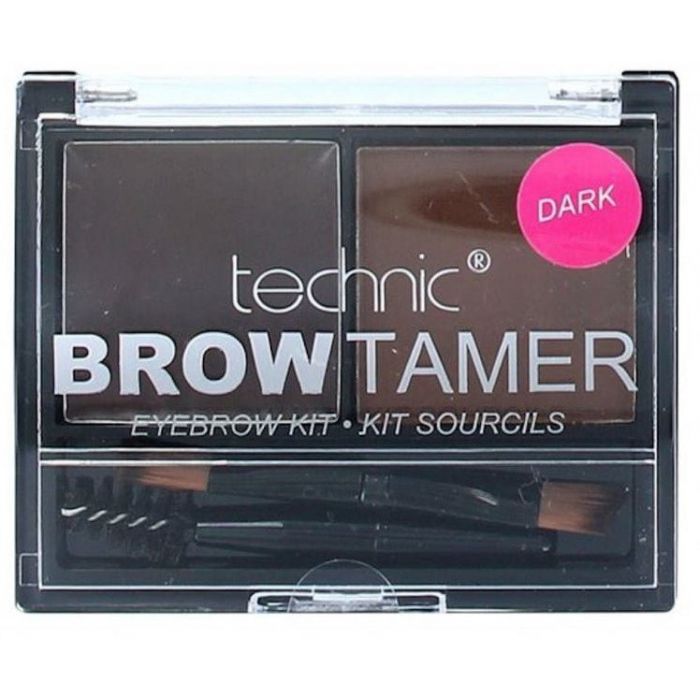 Набор косметики Brow Tamer Kit de Cejas Technic, Dark набор косметики brow this way kit de cejas rimmel mid brown