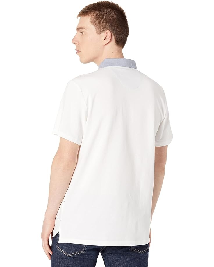 

Поло Original Penguin Golf Heritage Fine Line Polo, ярко-белый