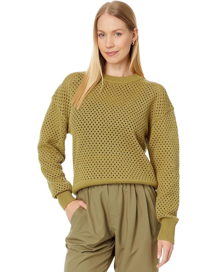 

Свитер Varley Hester Knit Crew, зеленый