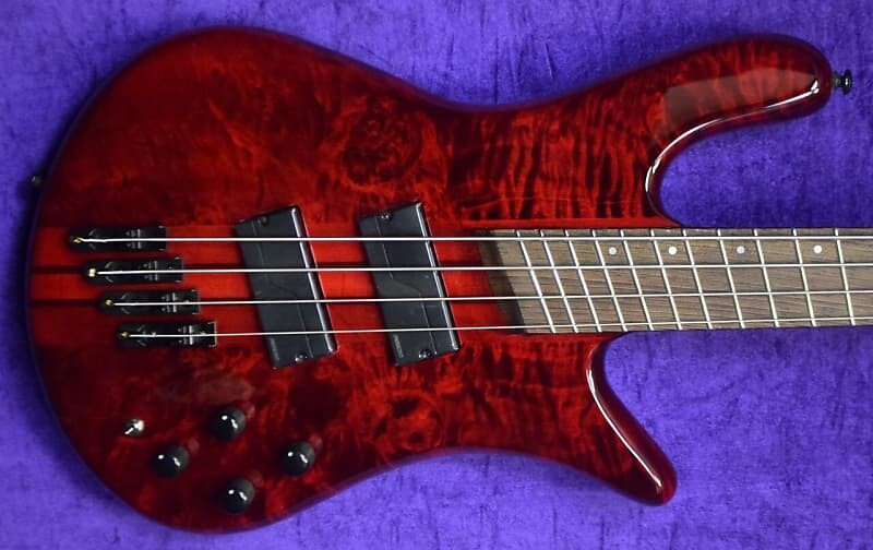 

Басс гитара Spector NS Dimension 4, Inferno Red Gloss w/ Wenge