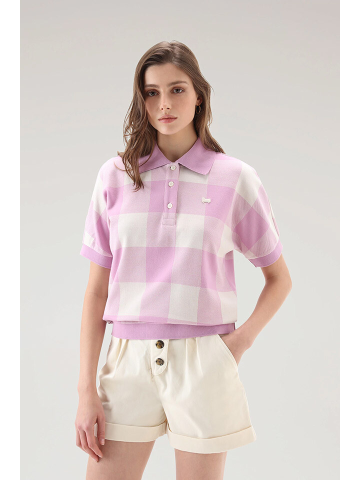 

Поло Woolrich American, цвет Rosa/Creme