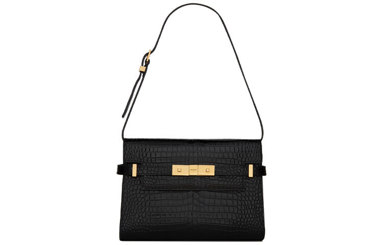

Сумка женская Saint Laurent Manhattan кожаная, чёрный