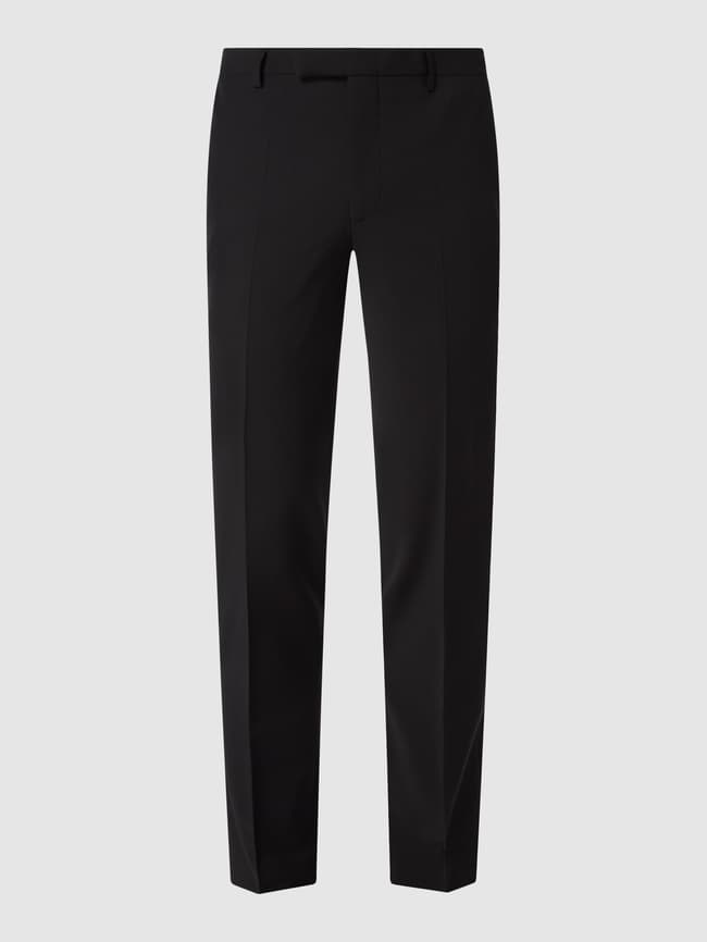 Костюмные брюки с зажатыми складками, модель Райан Pierre Cardin, черный