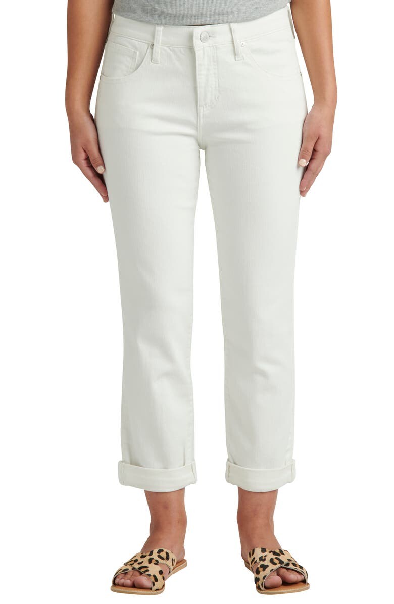 

Джинсы Carter Girlfriend с манжетами JAG JEANS, белый