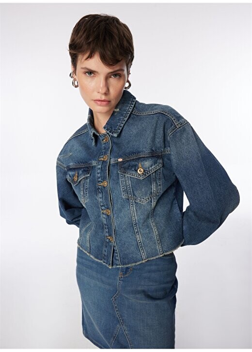 

Синяя женская джинсовая куртка FREYA 2 242 LCF 131010 Lee Cooper, синий