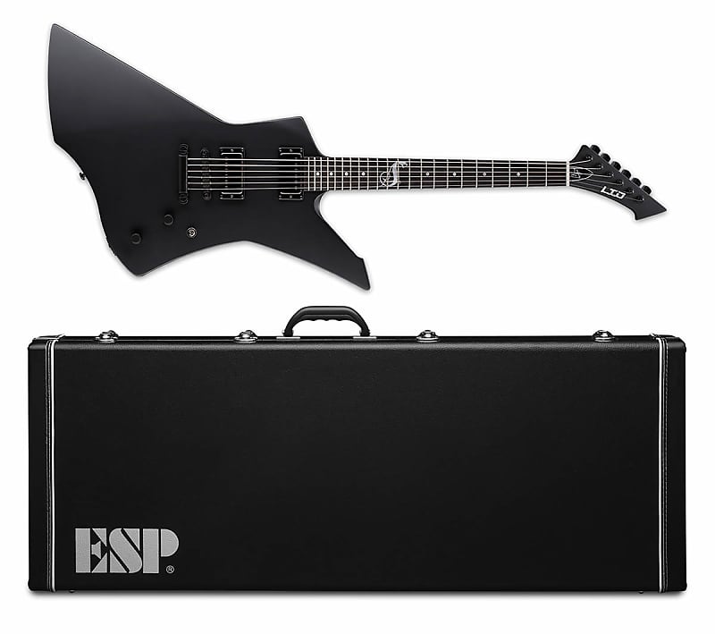 Электрогитара ESP LTD James Hetfield Snakebyte Black Satin BLKS NEW Electric Guitar + FREE Hard Case! KOREA