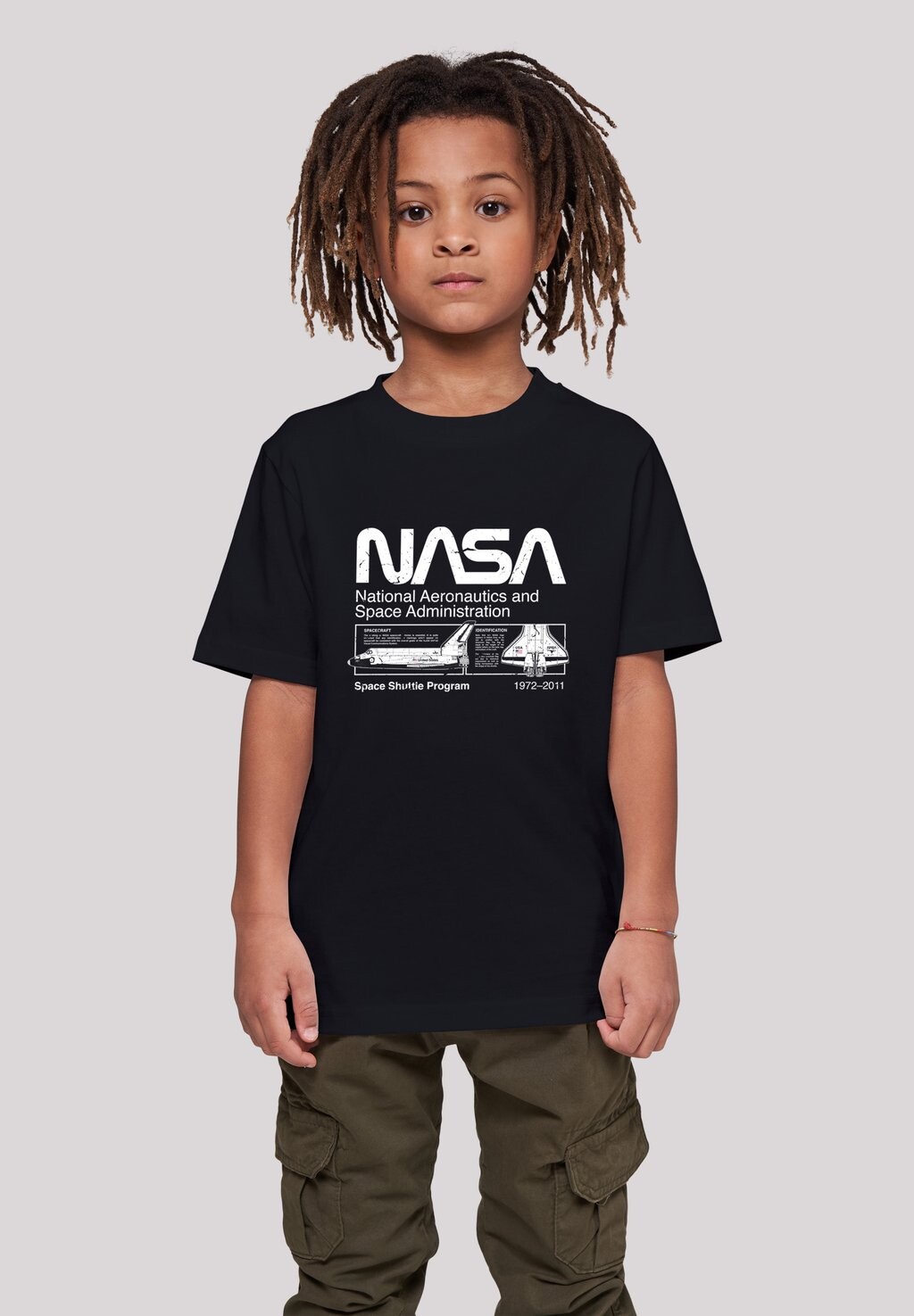 

Футболка с принтом NASA CLASSIC SPACE SHUTTLE F4NT4STIC, цвет black