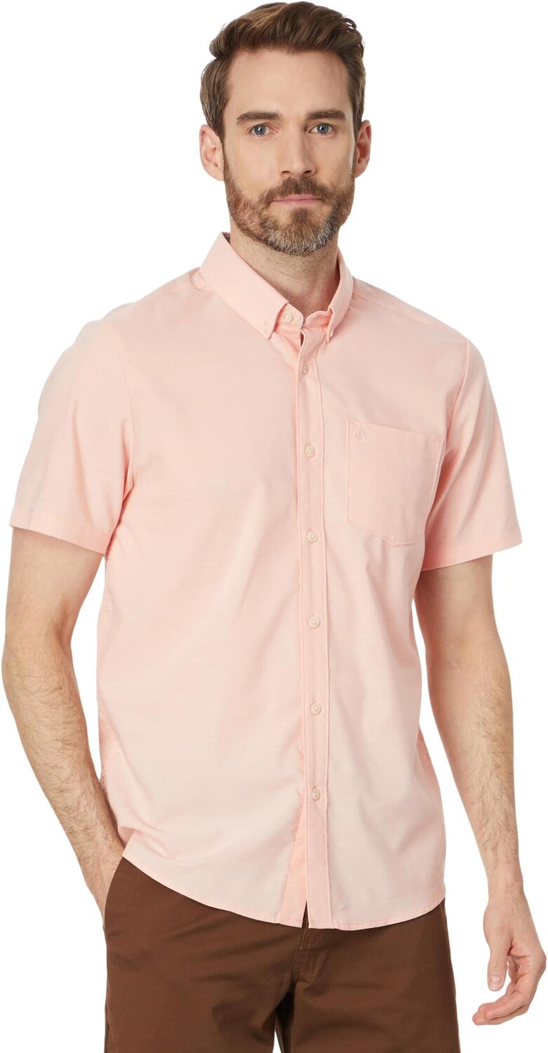 

Рубашка Volcom Everett Oxford Short Sleeve, цвет Salmon 2