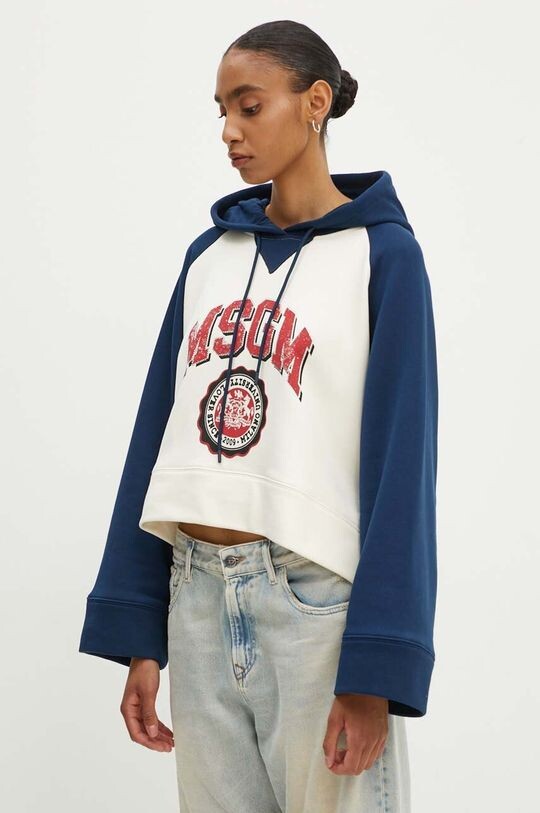 

Хлопковая толстовка Msgm, мультиколор