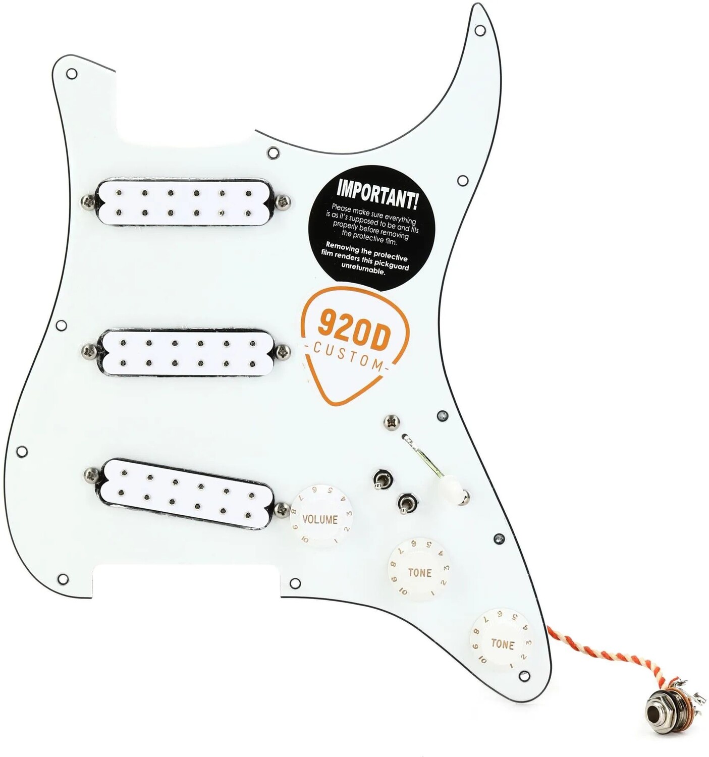 

920D Custom Stratocaster полифоническая накладка с нагрузкой — белый