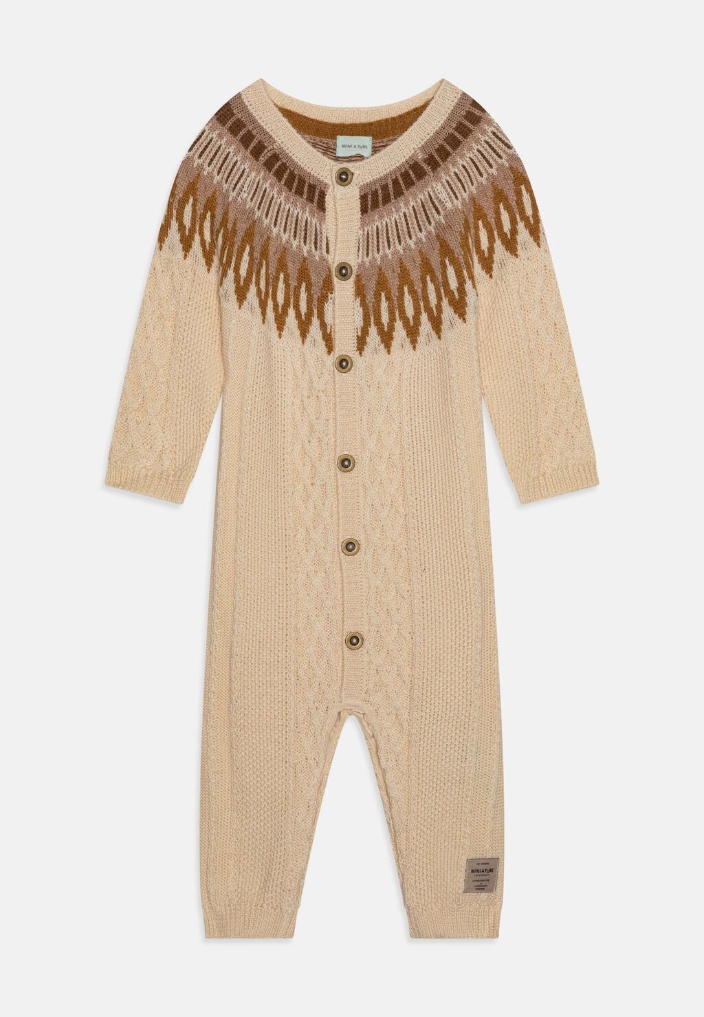 

Комбинезон BABY EELEY FAIR ISLE UNISEX MINI A TURE, цвет cream