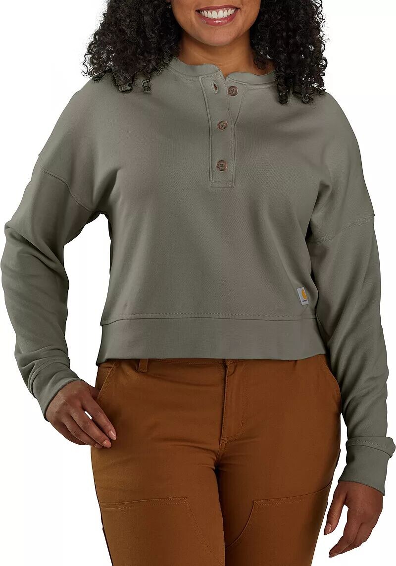 

Женская толстовка Carhartt из французской махровой ткани Henley